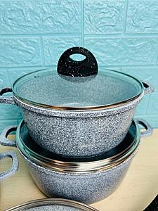 Набор с гранитным антипригарным покрытием на 8 предметов