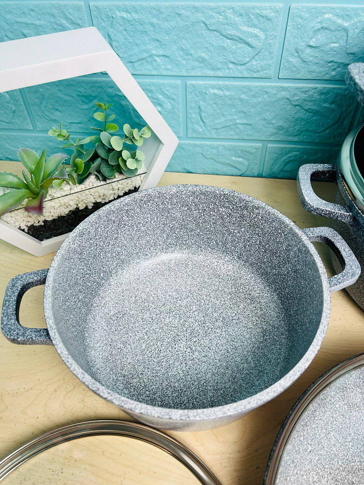 Набор с гранитным антипригарным покрытием на 8 предметов