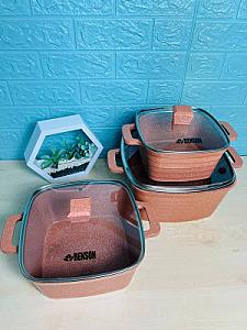 Набор с гранитным антипригарным покрытием на 6 предметов