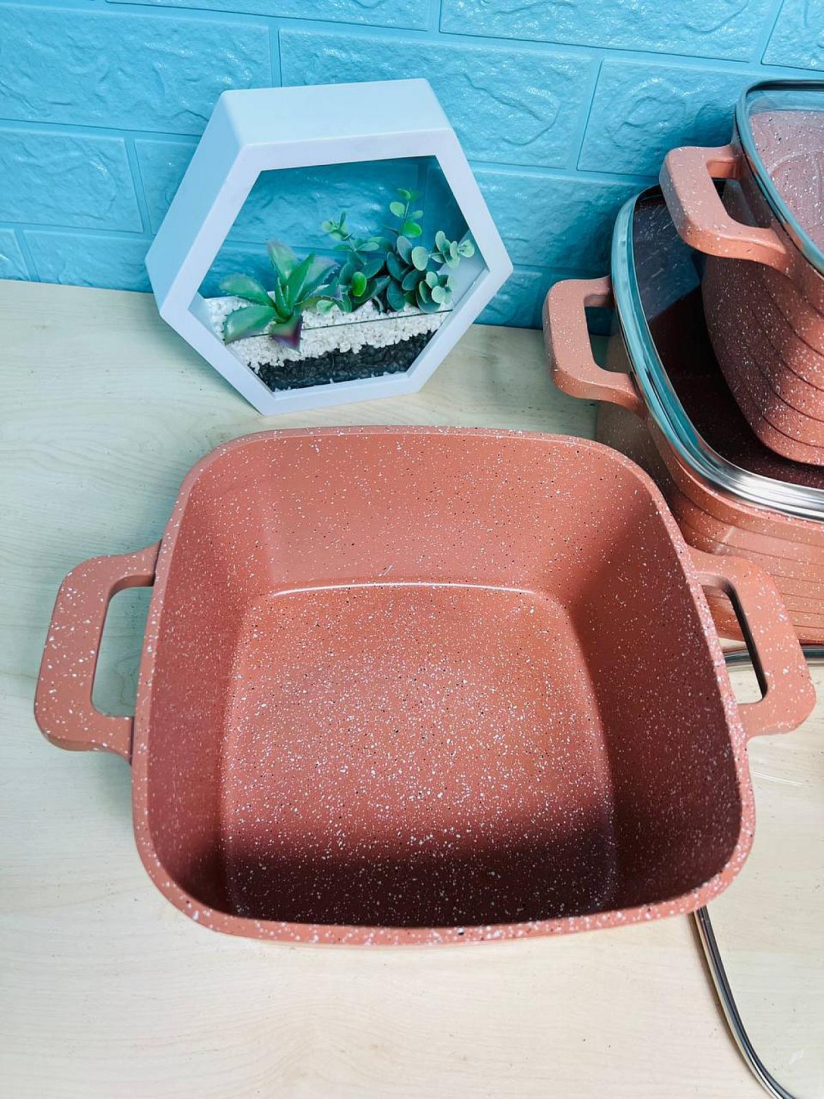 Набор с гранитным антипригарным покрытием на 6 предметов