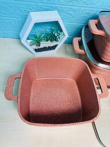 Набор с гранитным антипригарным покрытием на 6 предметов