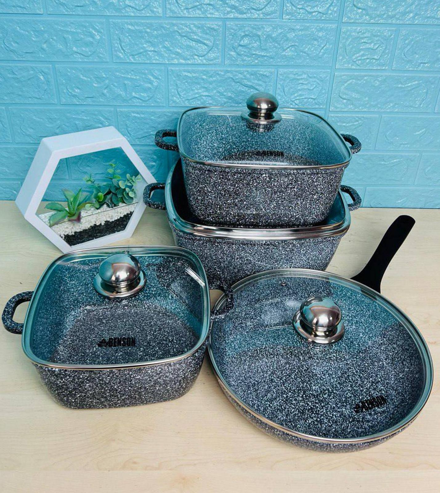 Набор с гранитным антипригарным покрытием на 8 предметов