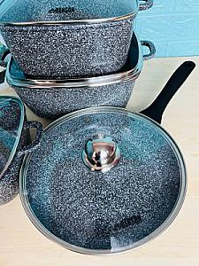 Набор с гранитным антипригарным покрытием на 8 предметов