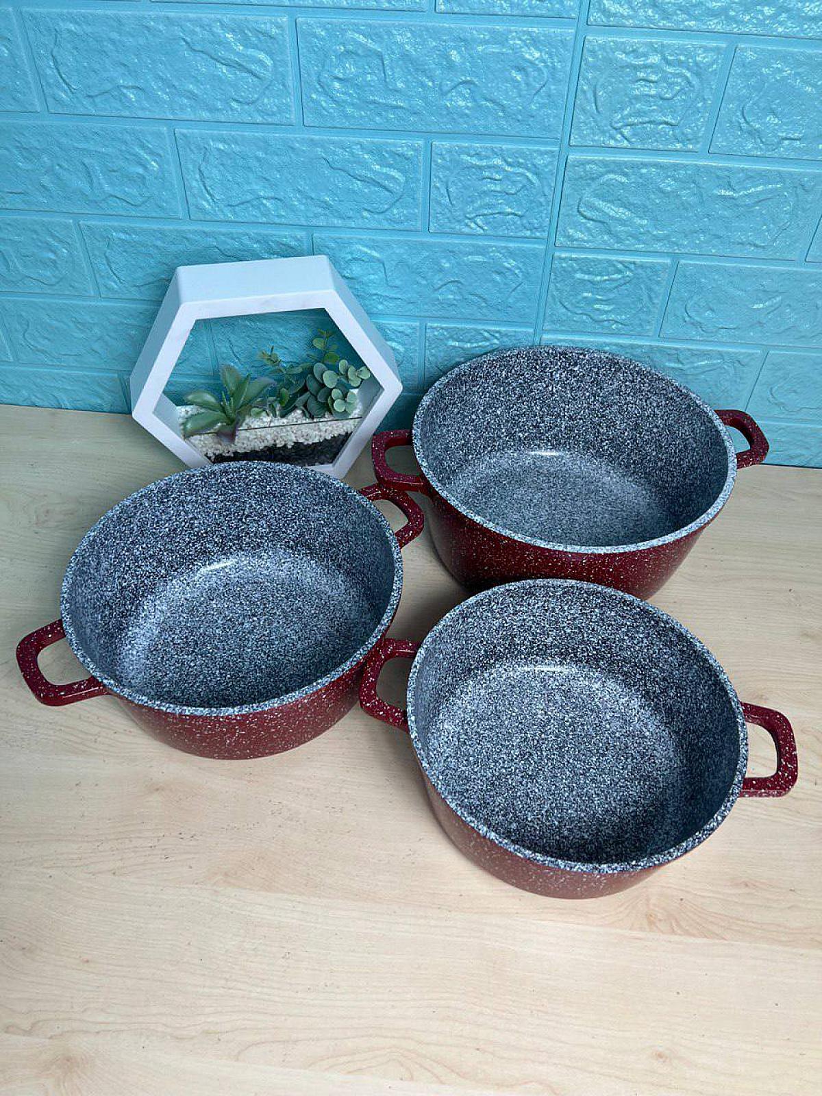 Набор с гранитным антипригарным покрытием на 6 предметов