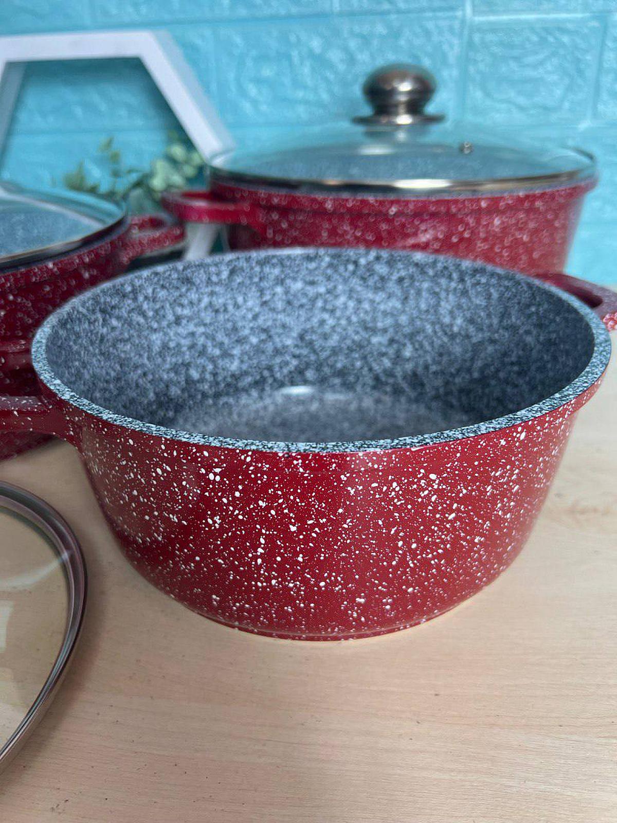 Набор с гранитным антипригарным покрытием на 6 предметов