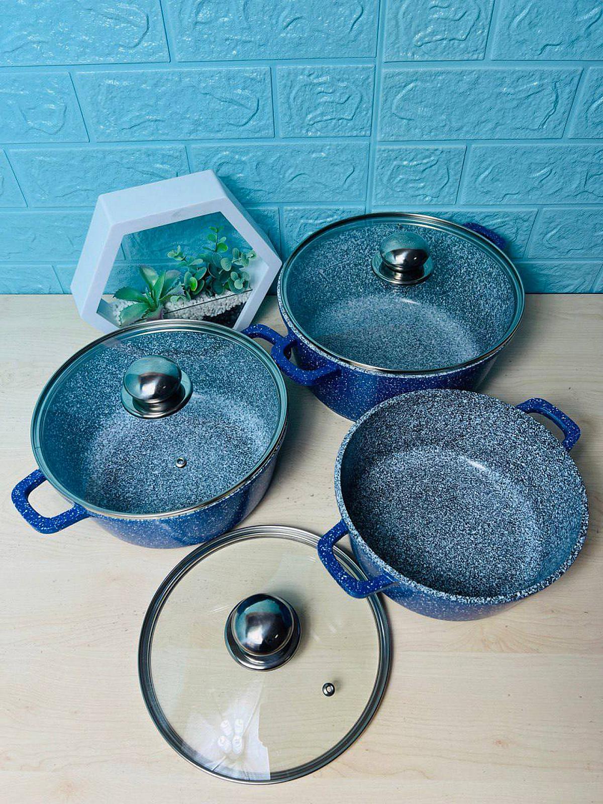 Набор с гранитным антипригарным покрытием на 6 предметов