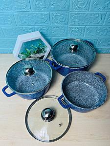 Набор с гранитным антипригарным покрытием на 6 предметов