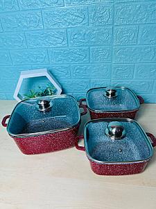 Набор с гранитным антипригарным покрытием на 6 предметов