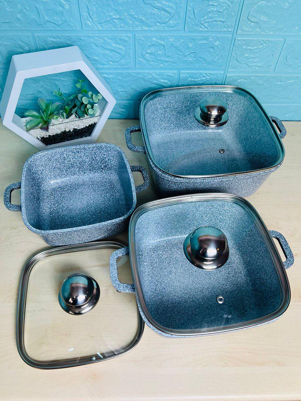 Набор с гранитным антипригарным покрытием на 6 предметов