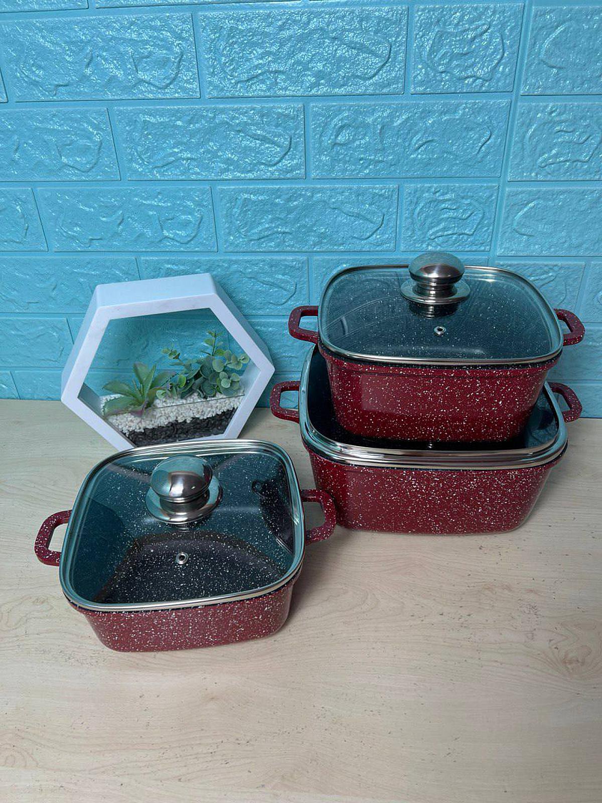 Набор с гранитным антипригарным покрытием на 6 предметов