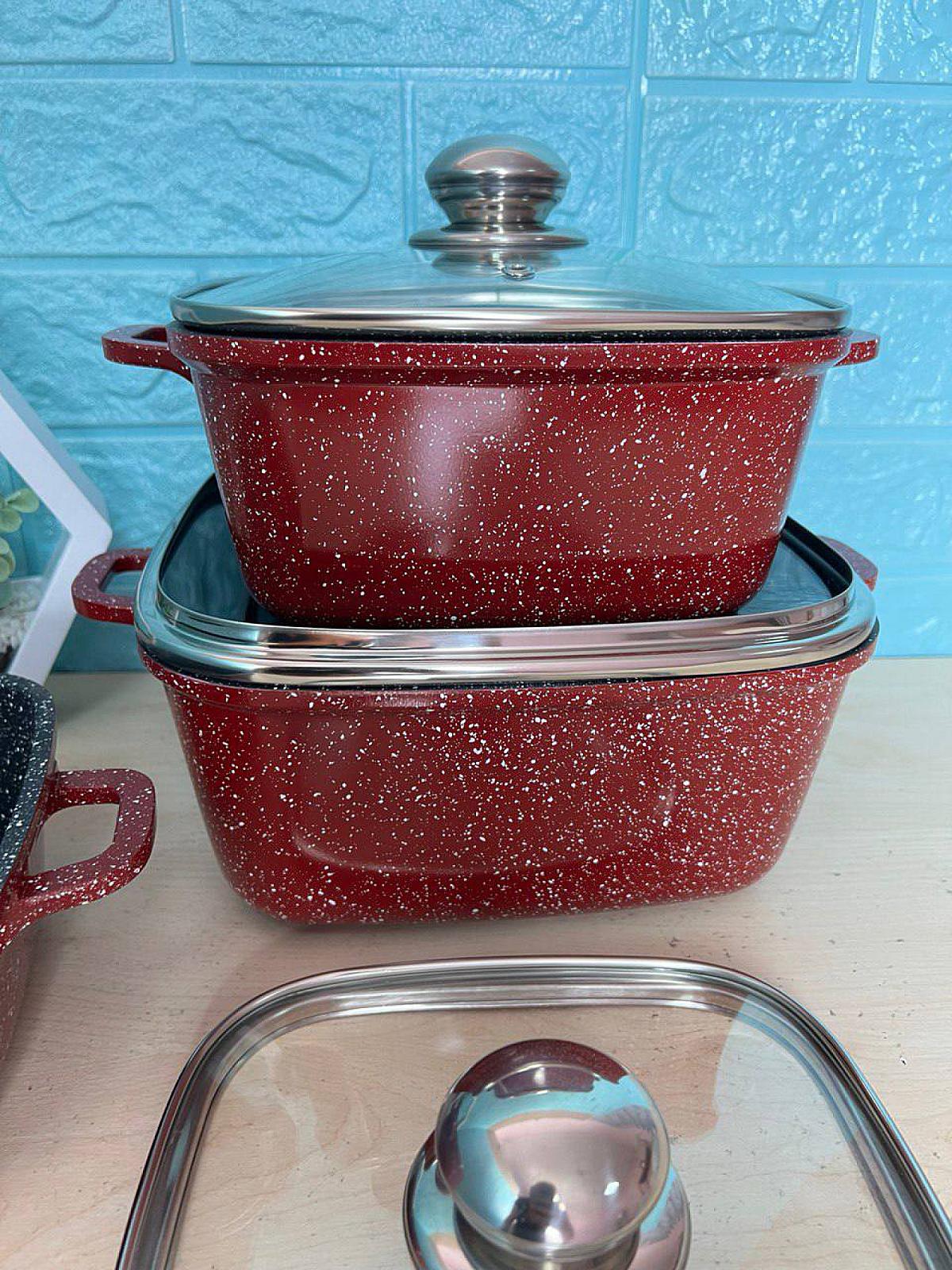 Набор с гранитным антипригарным покрытием на 6 предметов