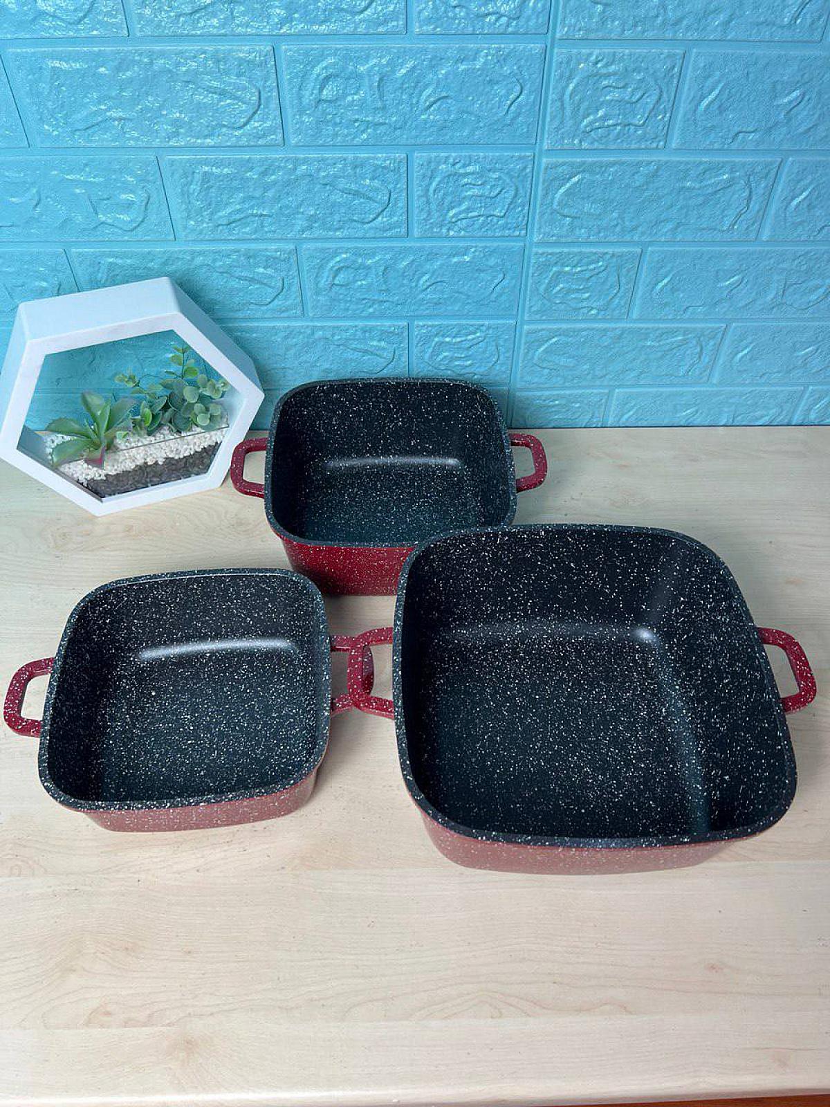 Набор с гранитным антипригарным покрытием на 6 предметов