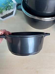 Изысканный набор с мраморным антипригарным покрытием