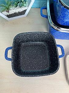 Изысканный набор с мраморным антипригарным покрытием на 6 предметов