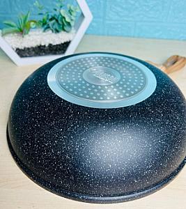 Сковорода WOK с мраморным антипригарным покрытием 26 см