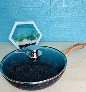 Сковорода WOK с мраморным антипригарным покрытием 28 см