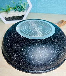 Сковорода WOK с мраморным антипригарным покрытием 28 см