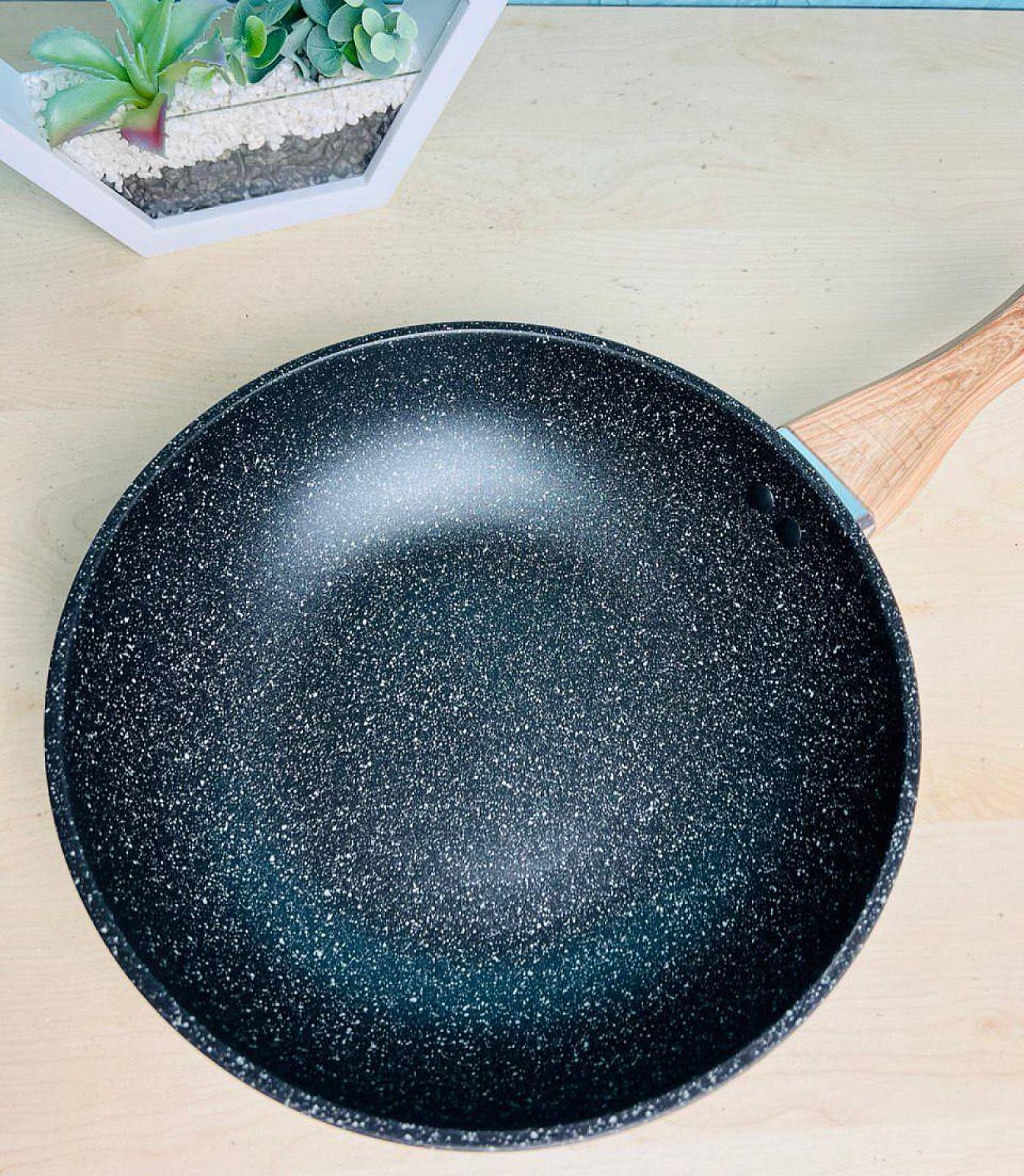 Сковорода WOK с мраморным антипригарным покрытием 26 см