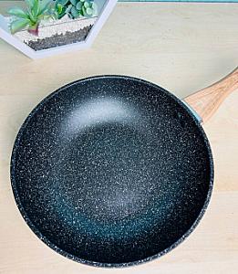 Сковорода WOK с мраморным антипригарным покрытием 26 см