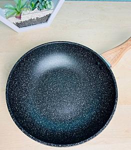 Сковорода WOK с мраморным антипригарным покрытием 30 см