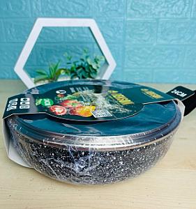 Сковорода с гранитным антипригарным покрытием с высокими бортами. Диаметр 28 см