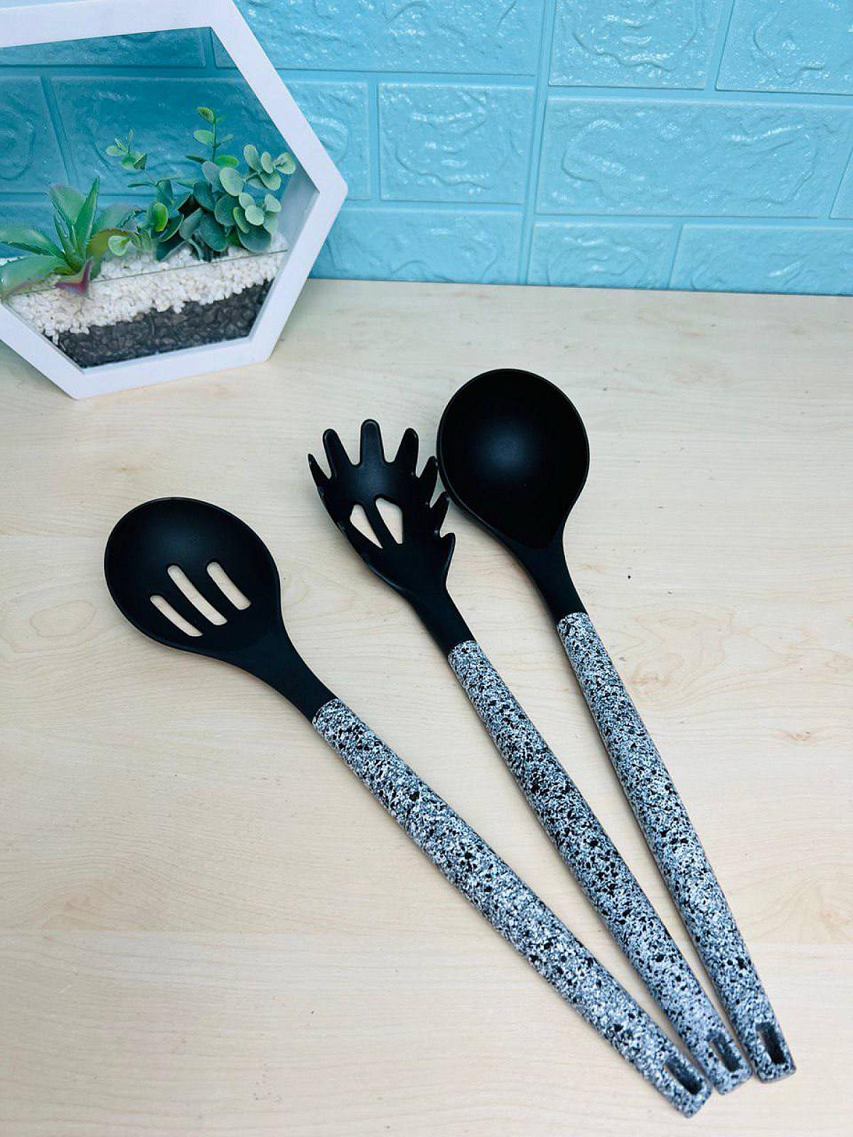 Універсальний кухонний набір на підставці. Ножі 5 шт Прилади 3 шт