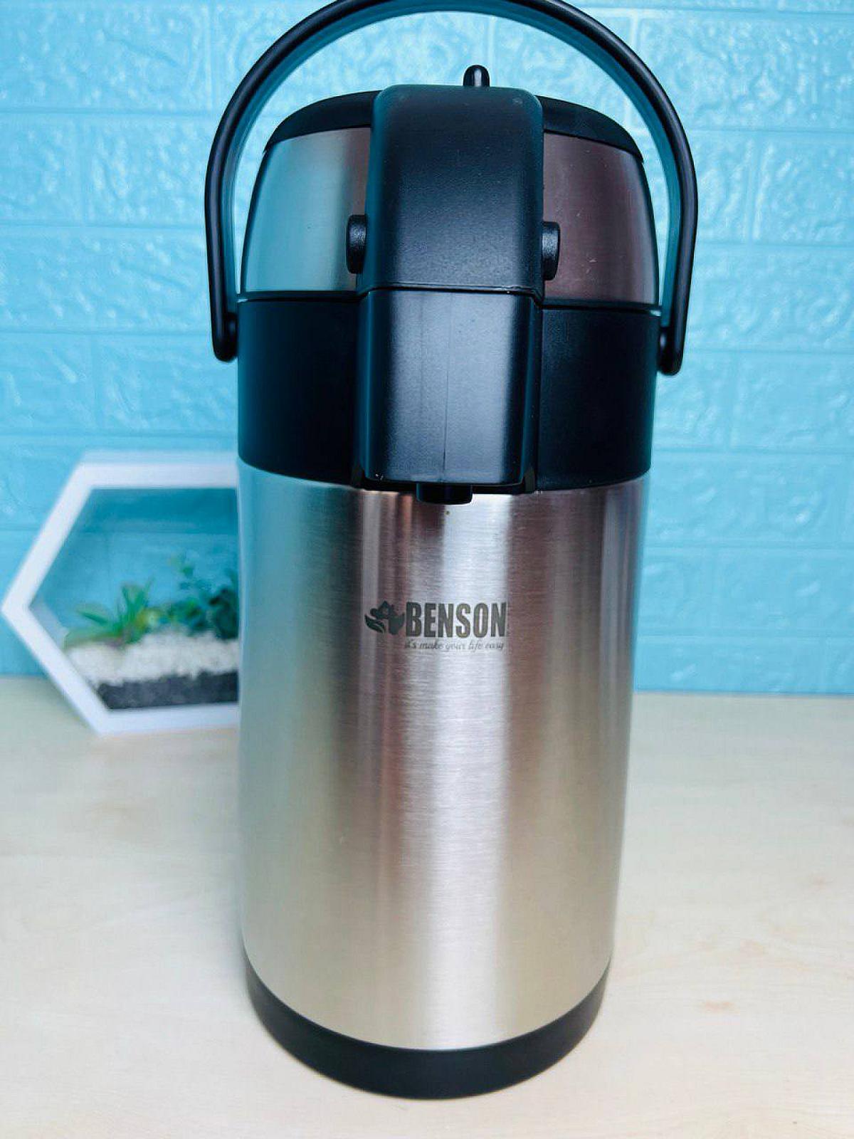 Насосный термос из высококачественной нержавеющей стали 4 л.