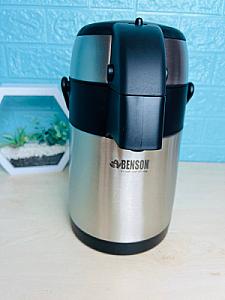 Насосный термос из высококачественной нержавеющей стали 3 л.