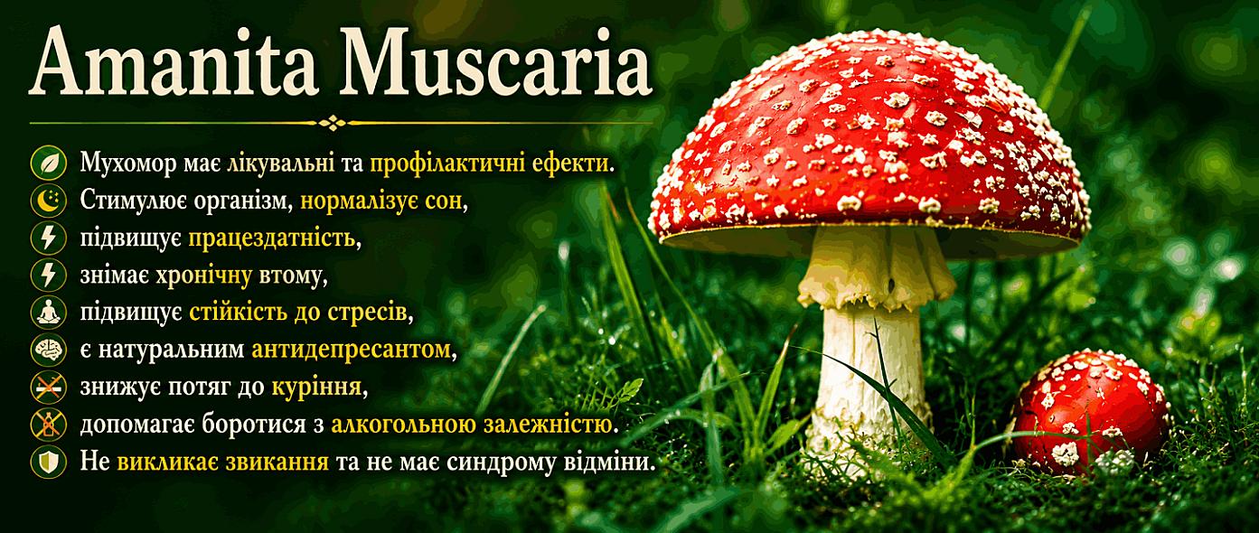 ЧЕВОНИЙ МУХОМОР