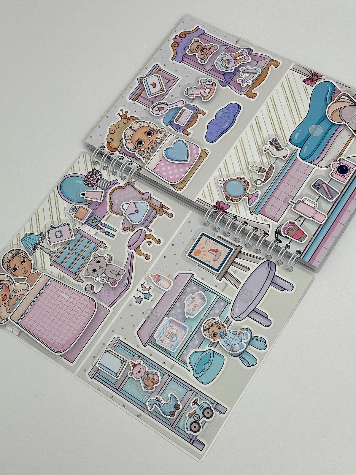 Альбом на липучках “Сімейний будиночок” MyPaperDoll