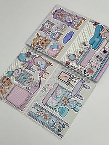 Альбом на липучках “Сімейний будиночок” MyPaperDoll