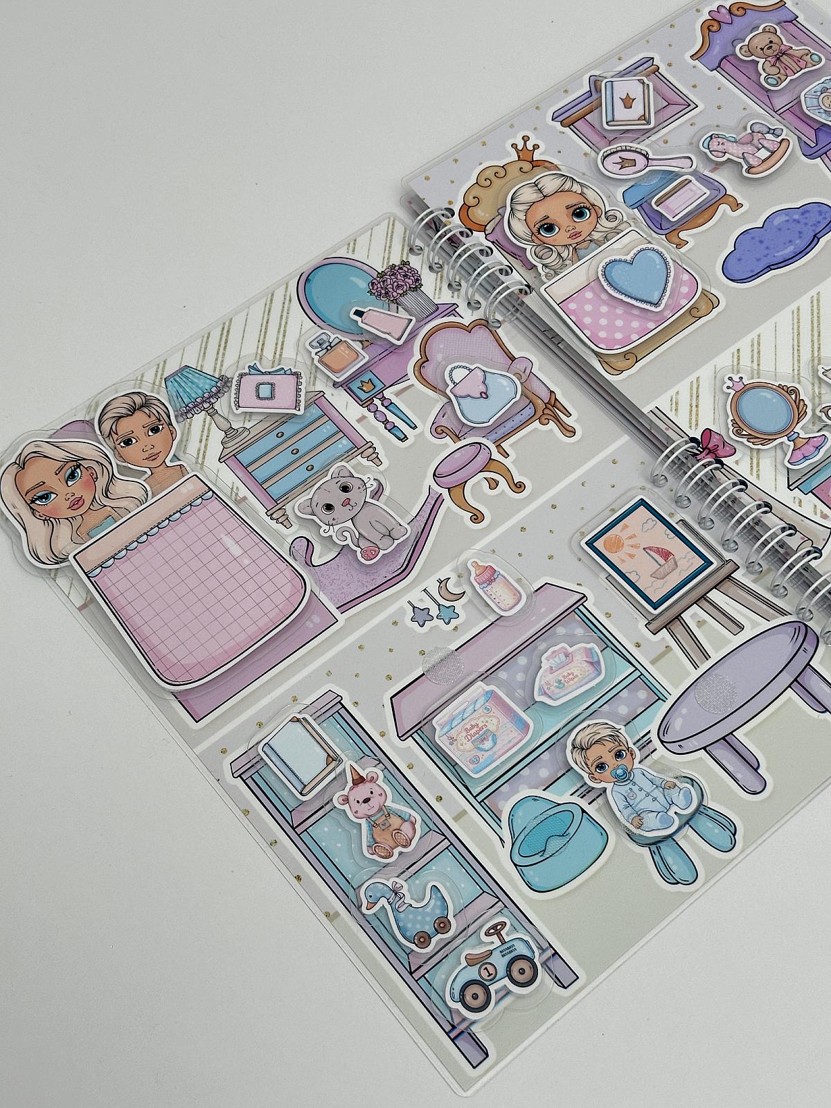 Альбом на липучках “Сімейний будиночок” MyPaperDoll