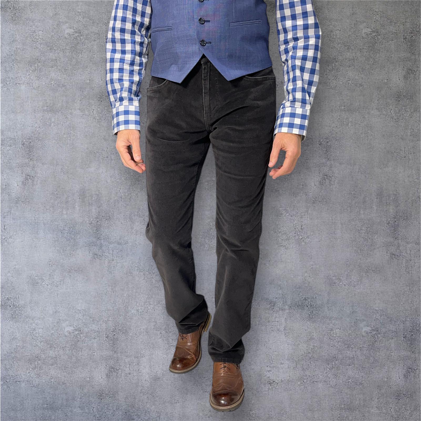 вельветові джинси Wr. Arizona Regular Fit Dark Khaki