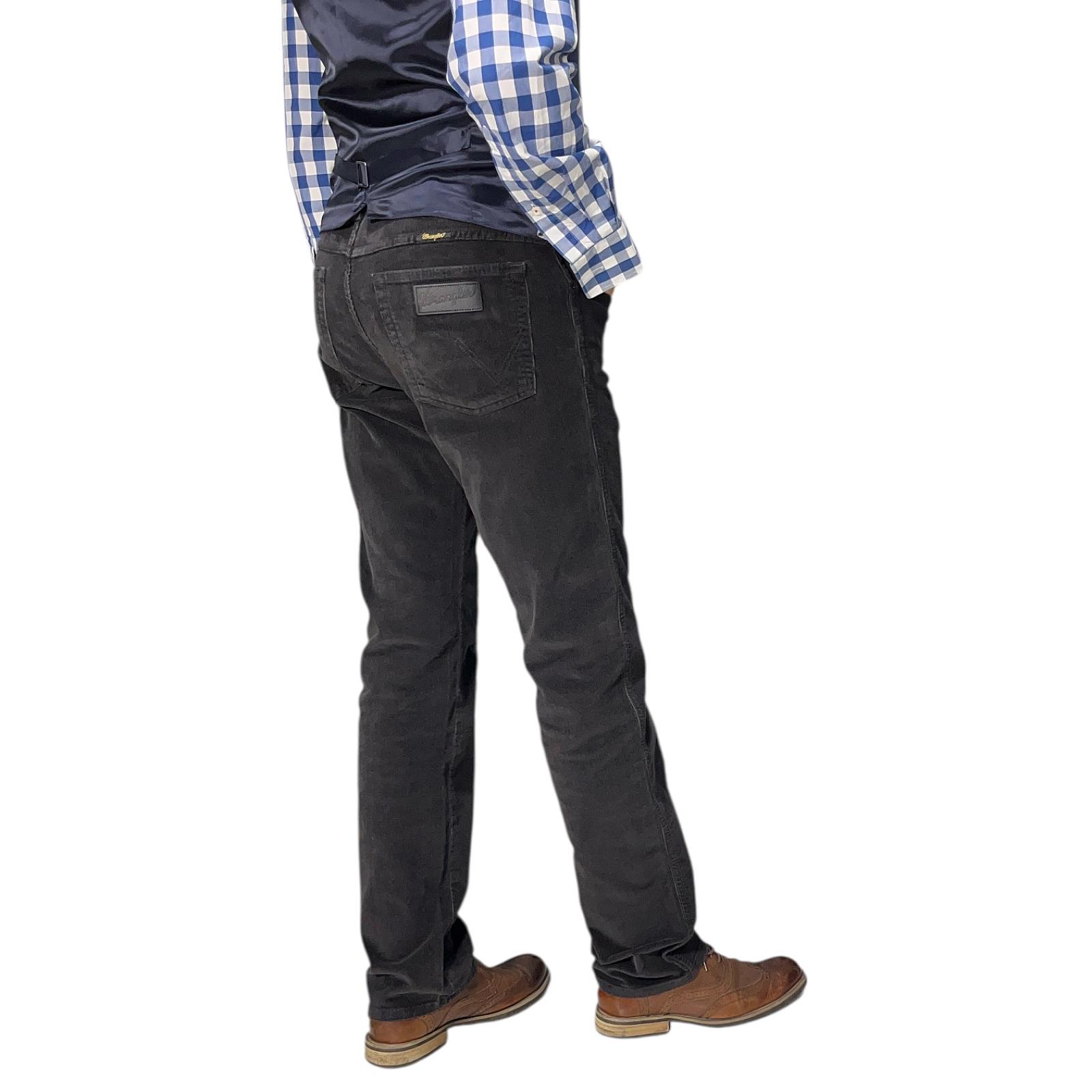 вельветові джинси Wr. Arizona Regular Fit Dark Khaki