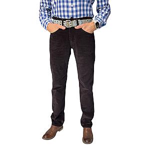 Чоловічі вельветові джинси Regular Fit  темно-коричневі (Dark Chocolate)