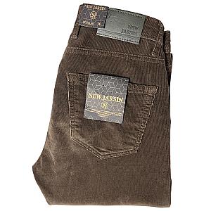 вельветові джинси Regular Fit темно-оливкового кольору