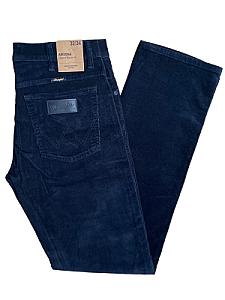 вельветові джинси Wrangler Arizona Dark Blue - темно синій