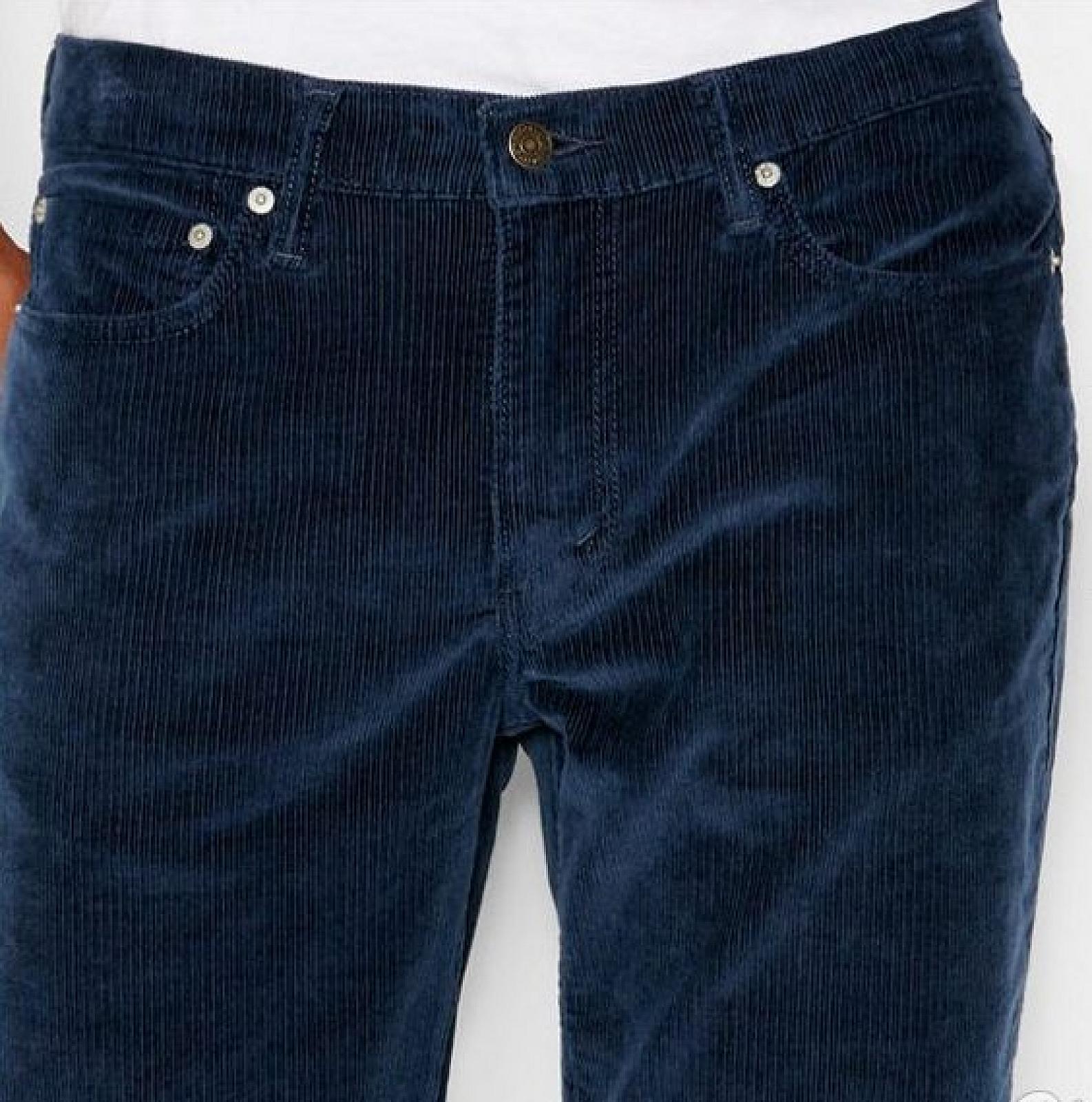 вельветові джинси 506 Regular Fit Dark Blue темно-синій