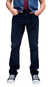 вельветові джинси Wrangler Arizona Dark Blue - темно синій