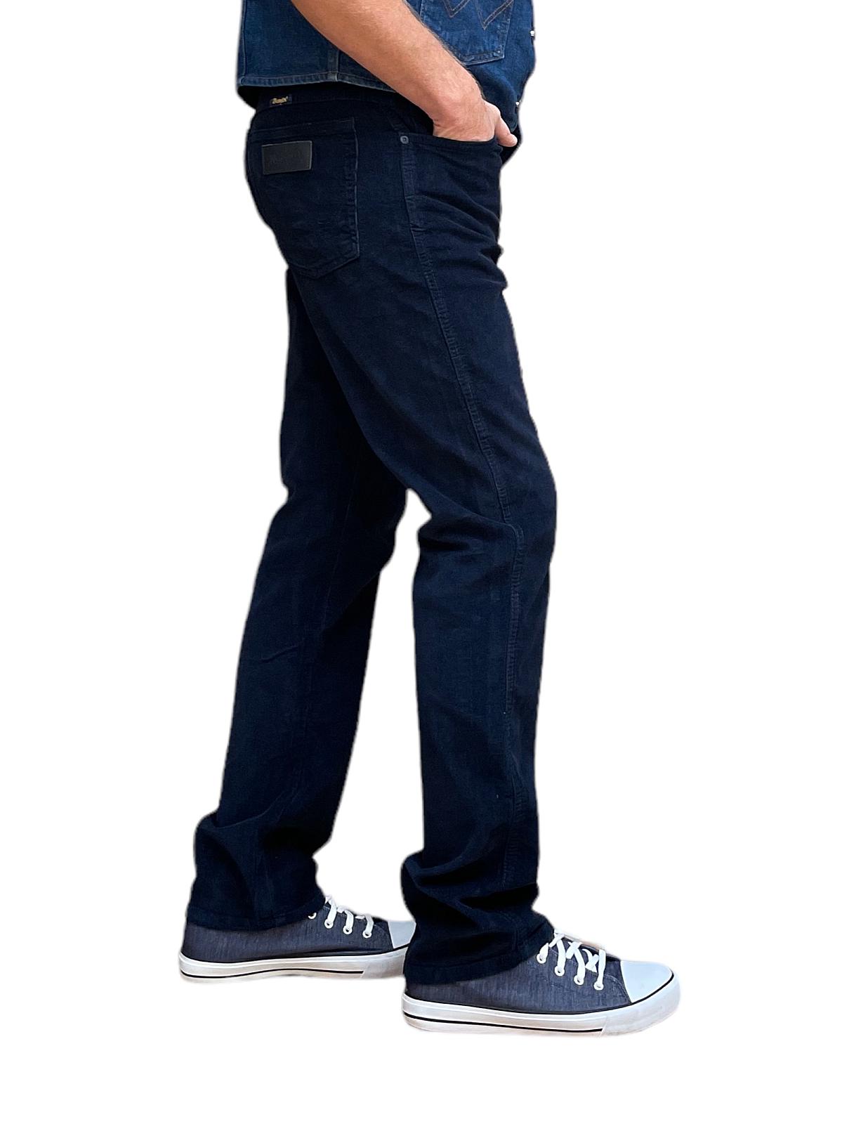 вельветові джинси Wrangler Arizona Dark Blue - темно синій