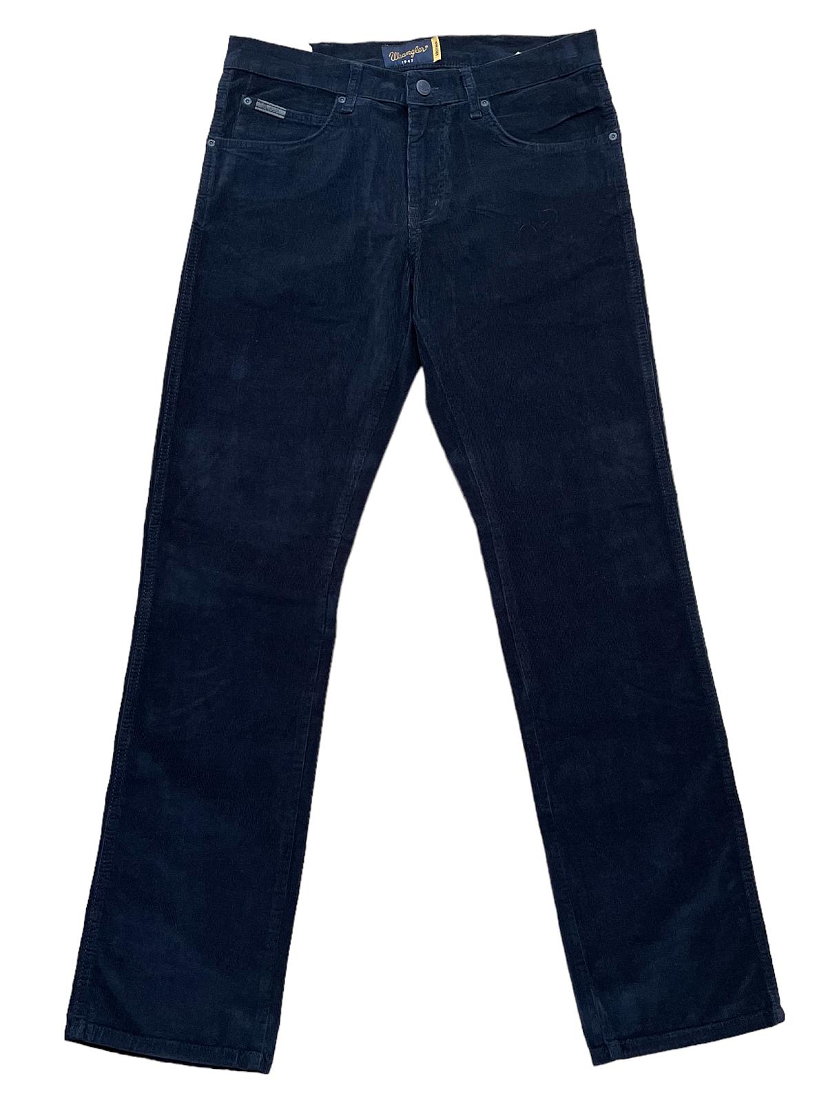 вельветові джинси Wrangler Arizona Dark Blue - темно синій