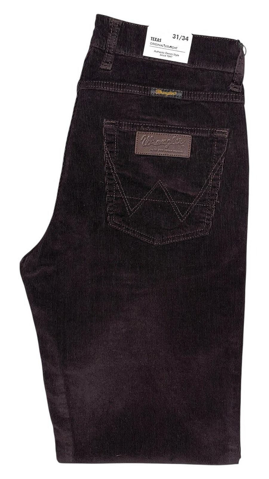 вельветові джинси Wrangler Texas Dark Blue темно-синій