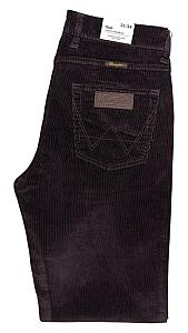 вельветові джинси Wrangler Texas Dark Blue темно-синій