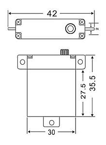 Сервопривід JX-Servo PDI-2105MG