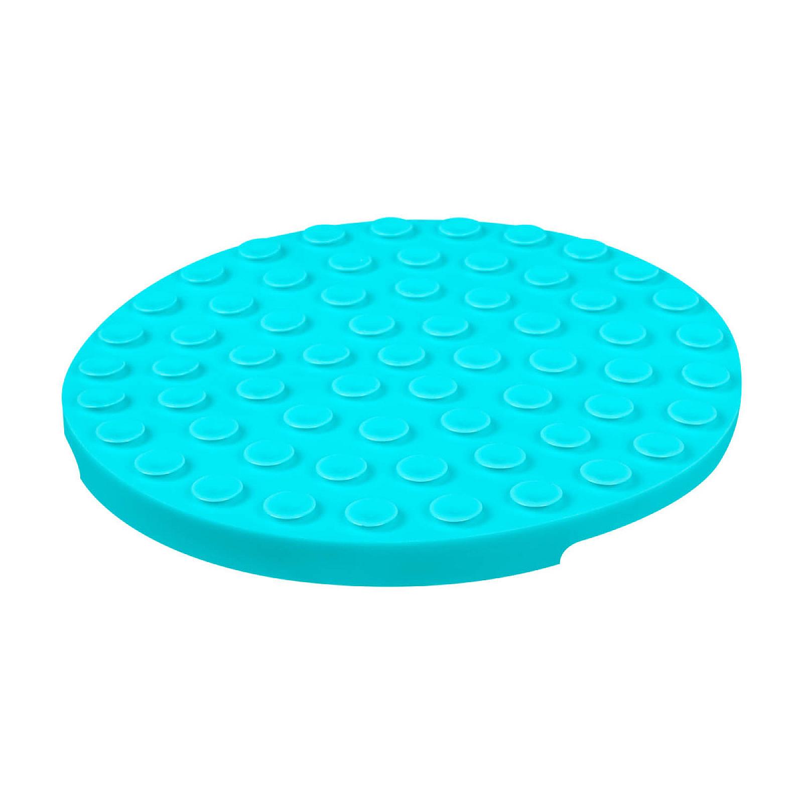 Килимок для злизування і повільного харчування WAUDOG Silicone, 211х211х30 мм, блакитний