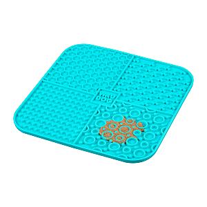 Килимок для злизування WAUDOG Silicone, 190х190х10 мм, блакитний
