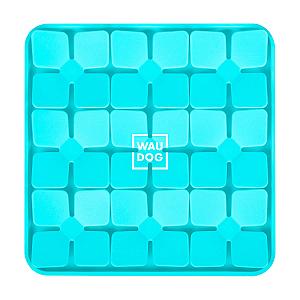 Килимок для пошуку корму WAUDOG Silicone, 205х205х17 мм, блакитний