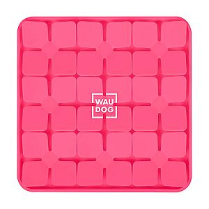 Килимок для пошуку корму WAUDOG Silicone, 205х205х17 мм, рожевий