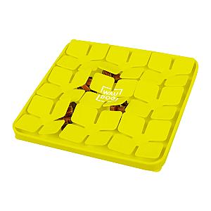 Опис Килимок для пошуку корму WAUDOG Silicone, 205х205х17 мм, жовтий