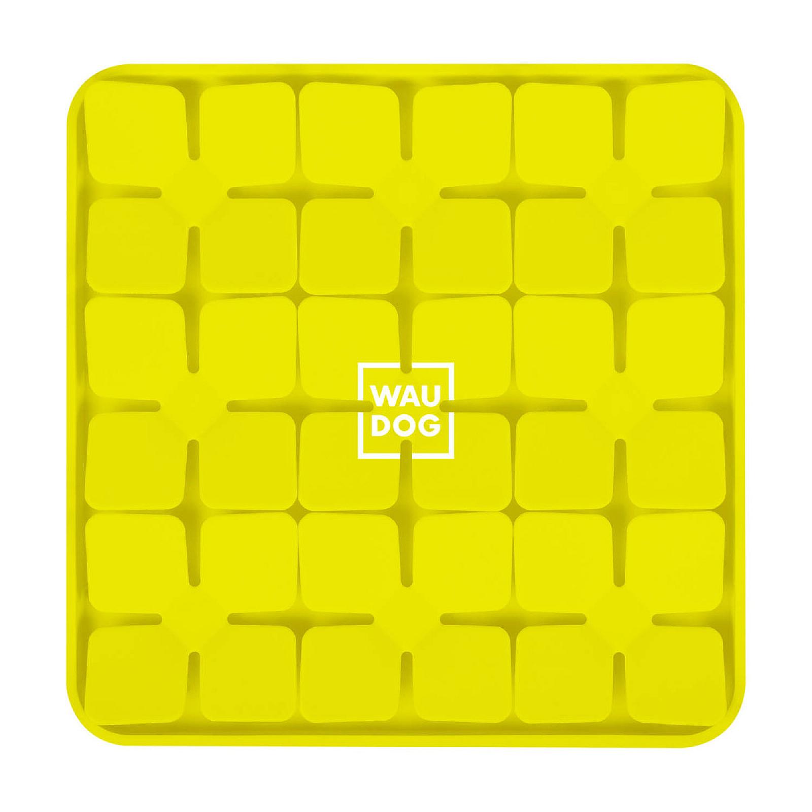 Опис Килимок для пошуку корму WAUDOG Silicone, 205х205х17 мм, жовтий